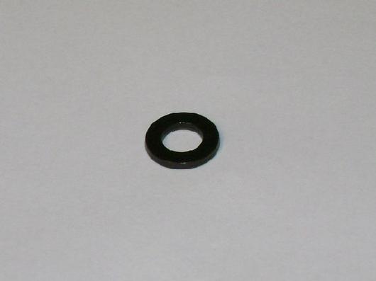 1/4 Anodized Washer .260 x.0625 Black Zinc