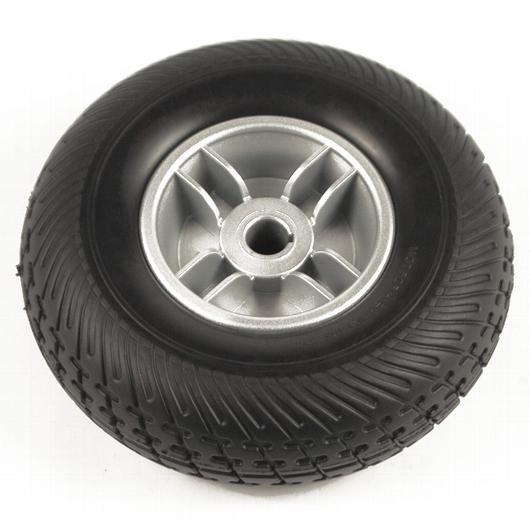 9 Black Flat-Free Rear Wheel Assembly for Go Go Elite Traveller Plus