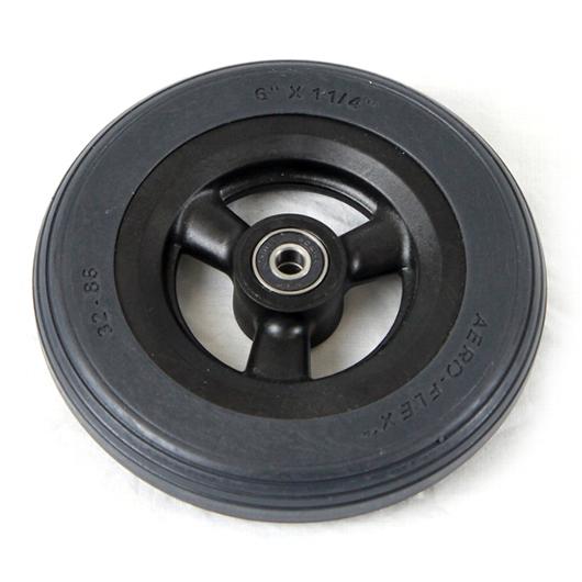 6 Gray Urethane Caster Wheel Assembly for At'm Power Wheelchairs