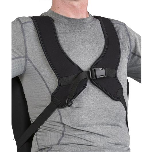 Adjustable Stretch with Center Opening Anterior Trunk Support