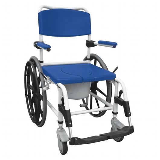 Aluminum Shower Commode Mobile Chair