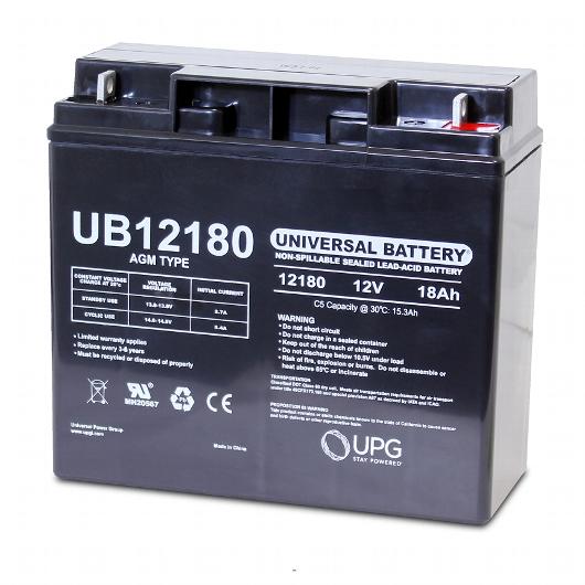 12V 18AH Sealed Lead Acid Batteries (Pair)