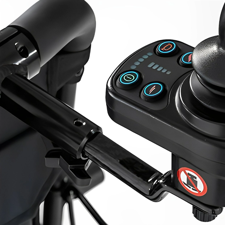 Jazzy Carbon Mount for Attendant Control