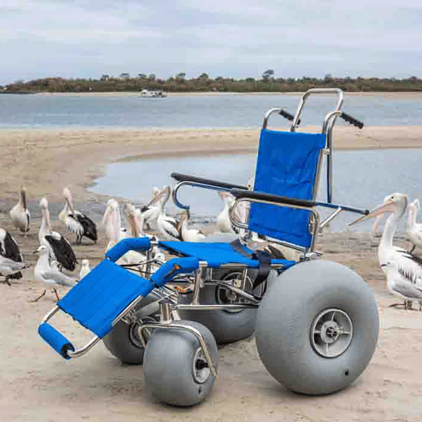 Wheeleez Sandcruiser All-Terrain Beach Wheelchair