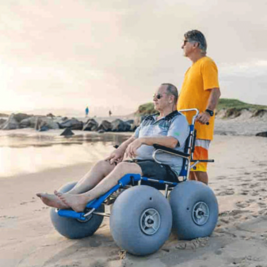 Wheeleez Sandcruiser Beach Wheelchair  Dune Buster Model