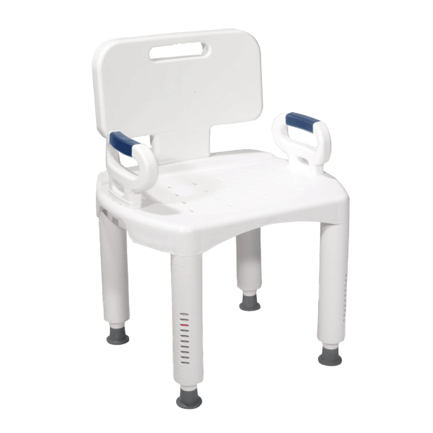 Premium Series Shower Chair w/ Back & Arms
