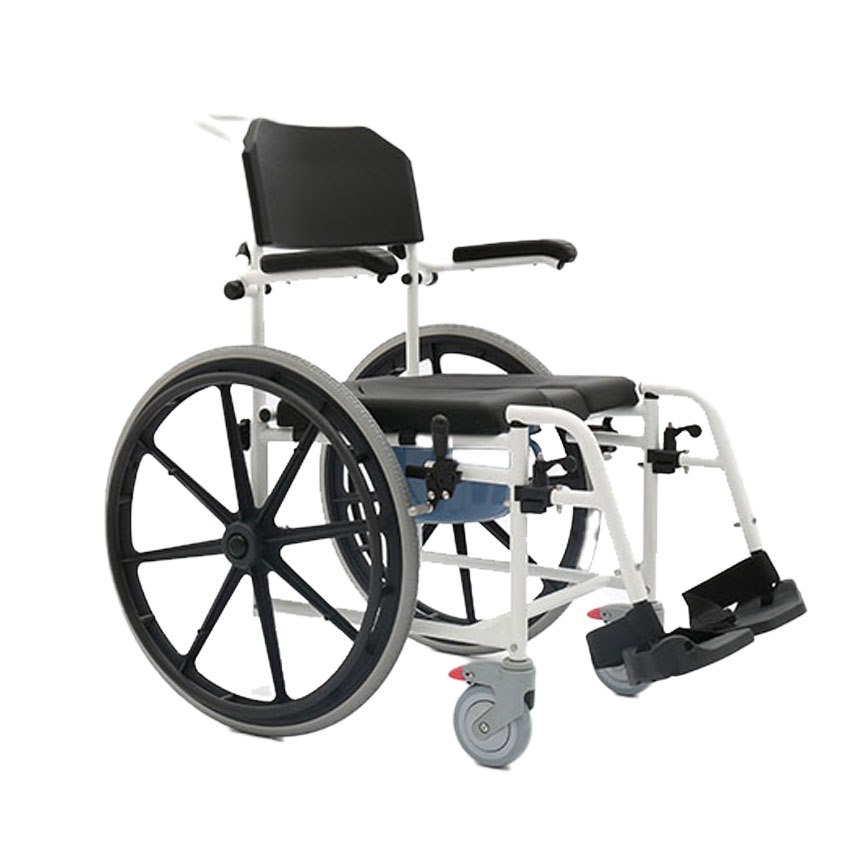Rolling Shower Wheelchair w/ Commode