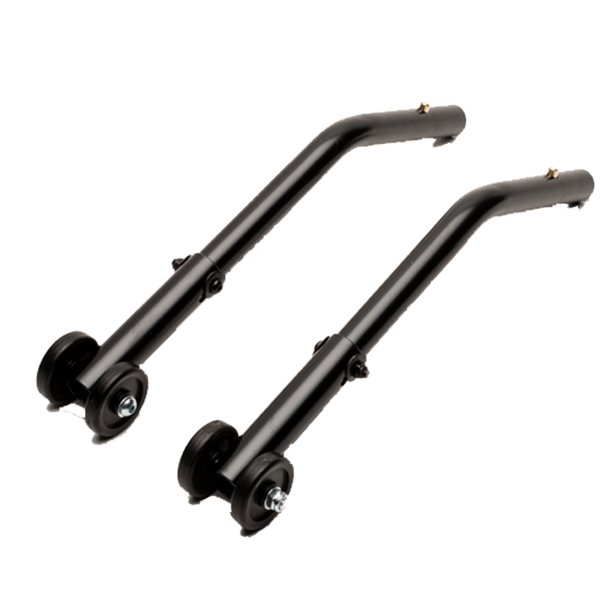 Rear Adjustable Anti-Tipper w/Wheels, Pair