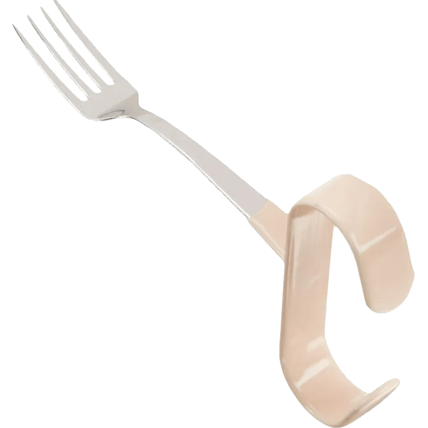 Vertical Palm Self-Handle Fork