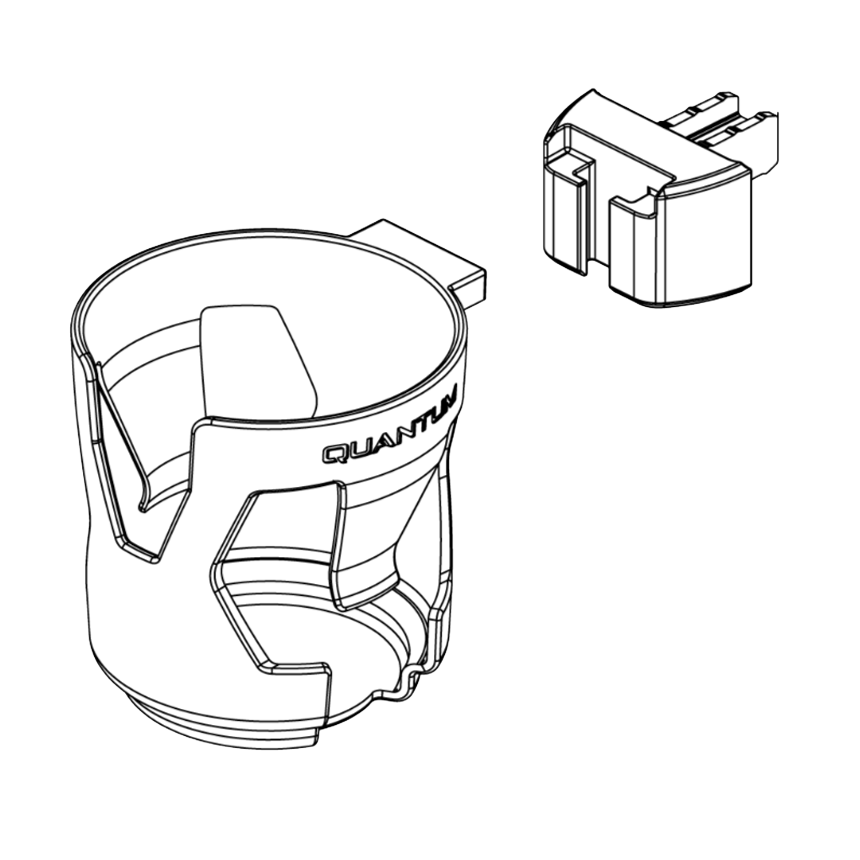 Quantum Chair Cup Holder w/ Tru-Balance 3
