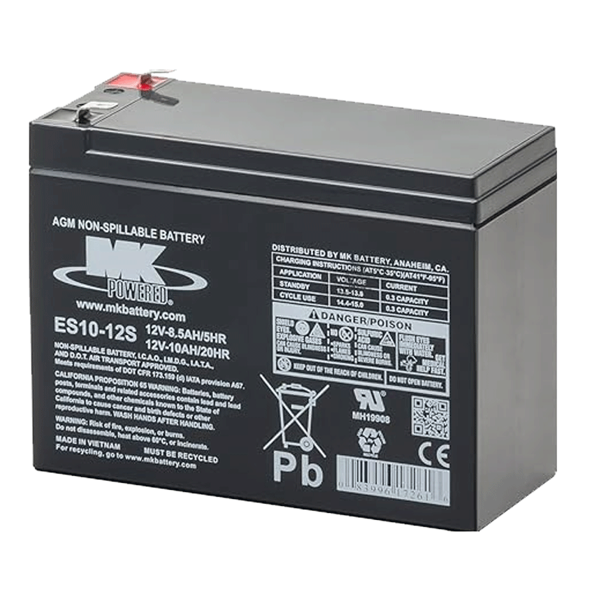 12V 10AH Sealed AGM, Pair