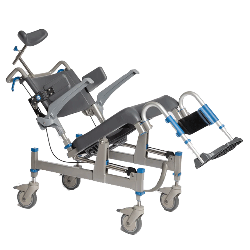 EZPZ Mobile Shower Chair - Attendant Tilt