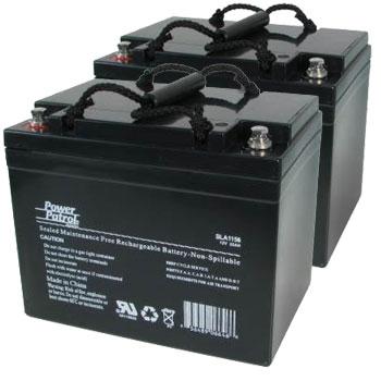 12V 34 AH Sealed Lead Acid (Pair)