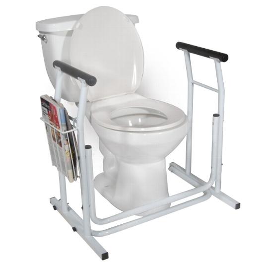 Free-Standing Toilet Safety Rail