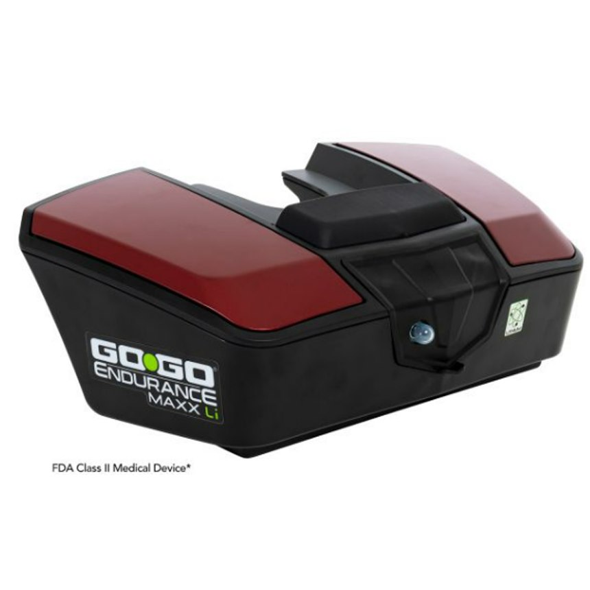 Battery Box, 16AH, GO-GO ENDURANCE MAXX,2 LITHIUM BATTERIES